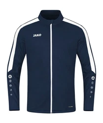 Jako Sweatjacke Power Polyesterjacke Dunkelblau/Pastell/Blau