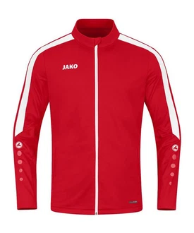 Jako Sweatjacke Power Polyesterjacke Rot/Dunkelrot