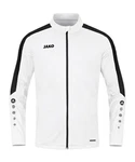 Jako Sweatjacke Power Polyesterjacke Weiß/Schwarz/Orange