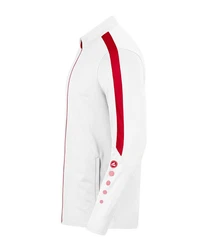 Jako Sweatjacke Power Polyesterjacke Rot/Weiß