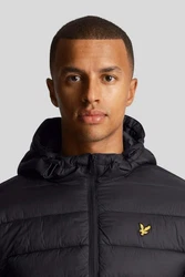 Lyle & Scott Steppjacke Mit Kapuze Schwarz/Dunkelblau/Grün