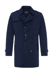 Trenchcoat Red Bridge Herren Mantel Trenchcoat Jacke Light Version Navy Blau L Premium Qualitt