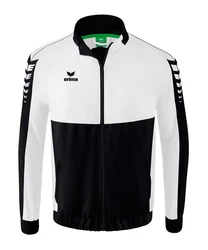 Erima Sweatjacke Six Wings Präsentationsjacke Weiß/Orange/Creme/Schwarz