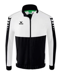 Erima Sweatjacke Six Wings Präsentationsjacke Weiß/Orange/Creme/Schwarz