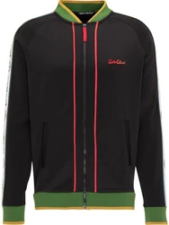 CARLO COLUCCI Sweatjacke Casaccia Orange/Schwarz