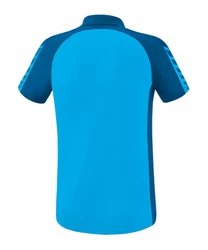 Erima T-Shirt Poloshirt Six Wings Blau/Hellblau/Türkis