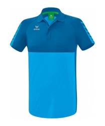 Erima T-Shirt Poloshirt Six Wings Blau/Hellblau/Türkis