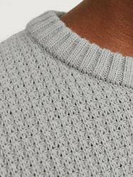 JACK & JONES Pullover JJSANDER Schwarz/Dunkelblau/Grau