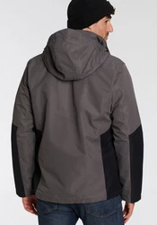 CMP 3-in-1 Funktionsjacke Schwarz/Dunkelgrau/Grün