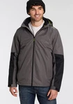 CMP 3-in-1 Funktionsjacke Schwarz/Dunkelgrau/Grün