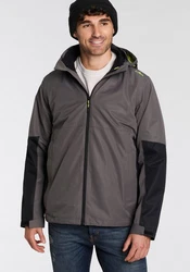 CMP 3-in-1 Funktionsjacke Schwarz/Dunkelgrau/Grün