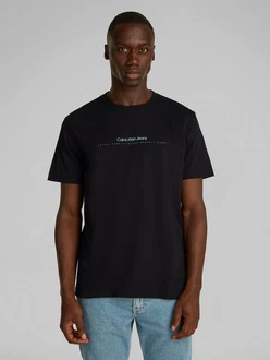 Calvin Klein Jeans T-Shirt Schwarz/Grau