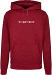 MisterTee Kapuzensweatshirt El Patron Hoody (1-tlg) Dunkelrot/Rot