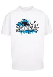 F4NT4STIC T-Shirt Sesamstraße Cookie Fingers Weiß/Grau/Blau