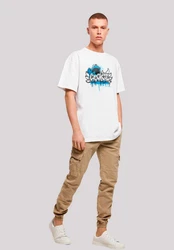 F4NT4STIC T-Shirt Sesamstraße Cookie Fingers Weiß/Grau/Blau
