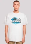 F4NT4STIC T-Shirt Sesamstraße Cookie Fingers Weiß/Grau/Blau