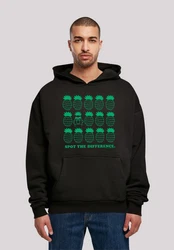 F4NT4STIC Kapuzenpullover Sesamstrae Bert Spot Schwarz/Orange/Gelb/Neonfarben/Mintgrün