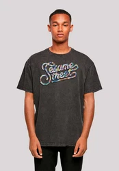 F4NT4STIC T-Shirt Sesamstraße Schwarz/Rosa/Silber/Gelb/Braun/Grau/Blau