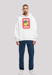 F4NT4STIC Kapuzenpullover Sesamstrae Bilbo Big Bird Sticker Weiß/Braun/Grau/Beige