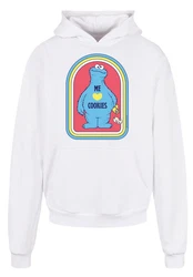 F4NT4STIC Kapuzenpullover Sesamstraße Cookie Monster Beige/Weiß