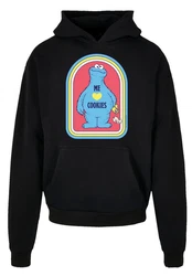 F4NT4STIC Kapuzenpullover Sesamstraße Cookie Monster Schwarz/Beige