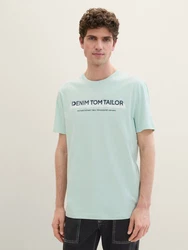 TOM TAILOR Denim T-Shirt Grün/Hellgrün