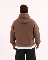 COFI Casuals Basic Oversized Hoodie Premium Kapuzenpullover Unisex Braun/Beige/Grau/Dunkelbraun/Khaki