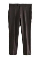Next Anzughose Slim Fit Signature Tollegno Anzug Khaki/Dunkelbraun/Braun/Grau