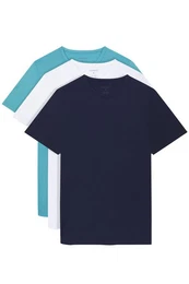 T-Shirt Herren, Basic 3Er-Pack, Baumwolle