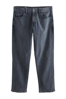 Next Straight Jeans Classic Straight Fit Jeans mit Stretch Blau/Dunkelblau/Grau/Dunkelgrau