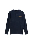 TOM TAILOR Kurzarmshirt Henley-Shirt Regular Fit 