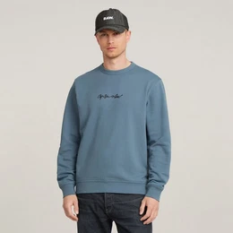 G-STAR Sweatshirt Sweatshirt G-Script Logo - Gerade