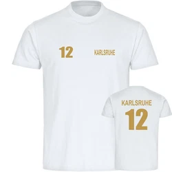multifanshop T-Shirt Herren Karlsruhe Trikot (12) gold