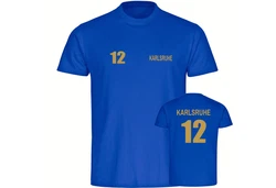 multifanshop T-Shirt Herren Karlsruhe Trikot (12) gold