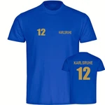 multifanshop T-Shirt Herren Karlsruhe Trikot (12) gold
