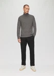 s.Oliver Stoffhose Chinojogger Straight Leg Dunkelgrau/Grau/Gelb/Hellgrau/Schwarz