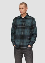 s.Oliver Langarmhemd Regular Fit Grün/Türkis/Dunkelgrün/Blau/Hellblau