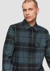 s.Oliver Langarmhemd Regular Fit Grün/Türkis/Dunkelgrün/Blau/Hellblau