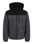 Jack & Jones Jacke 'JJEOtto' Puffer Jacket SN Dunkelgrau/Schwarz/Dunkelblau/Grau