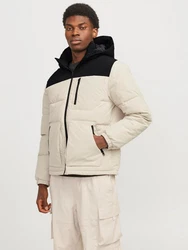 Jack & Jones Jacke 'JJEOtto' Puffer Jacket SN Beige/Khaki