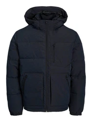 Jack & Jones Jacke 'JJEOtto' Puffer Jacket SN Dunkelblau/Schwarz/Blau