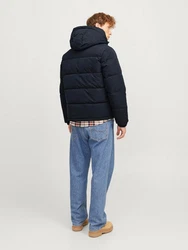 Jack & Jones Jacke 'JJEOtto' Puffer Jacket SN Dunkelblau/Schwarz/Blau