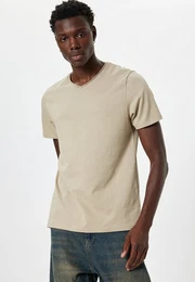 T-Shirt Rundhalsausschnitt Kurzrmelig