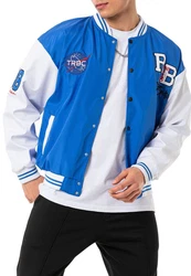 RedBridge Collegejacke Varsity-Look Rot/Blau/Schwarz