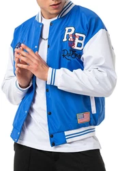RedBridge Collegejacke Varsity-Look Rot/Blau/Schwarz