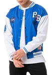 RedBridge Collegejacke Varsity-Look Rot/Blau/Schwarz