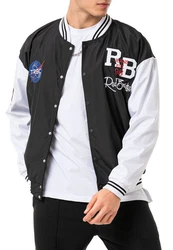 RedBridge Collegejacke Varsity-Look Schwarz/Braun