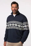 JP1880 Sweatshirt Troyer Stehkragen mit Zipper 