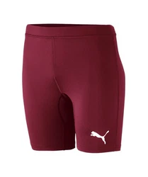 PUMA Funktionshose LIGA Baselayer Short Dunkelrot/Lila/Rot