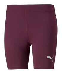 PUMA Funktionshose LIGA Baselayer Short Dunkelrot/Lila/Rosa